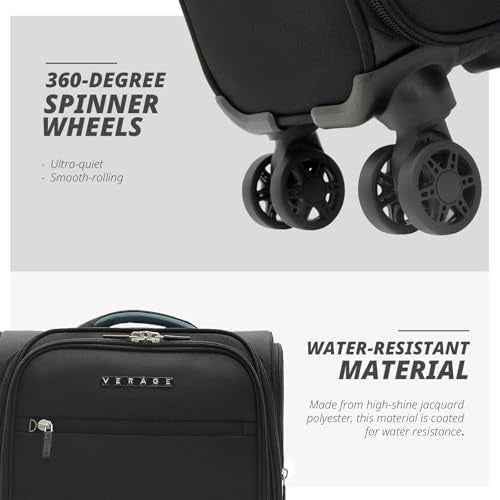 Underseat Carry On Luggage with Wheels