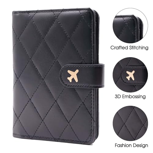 Premium Leather Passport Holder Covers Case