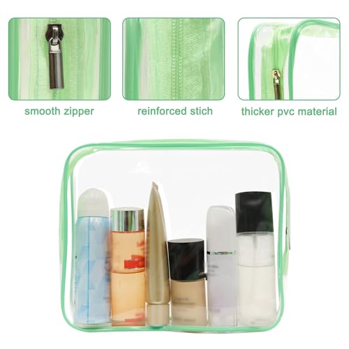 6 Packs Clear Makeup Bags (6 Count)