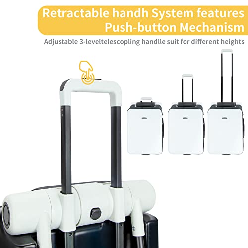 Expandable Luggage with Spinner Wheels