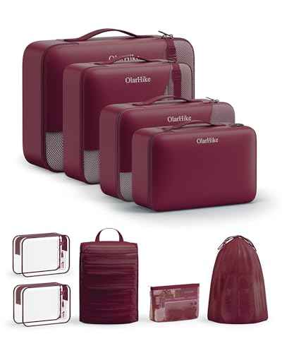 9 Set Packing Cubes for Travel (9 Count)