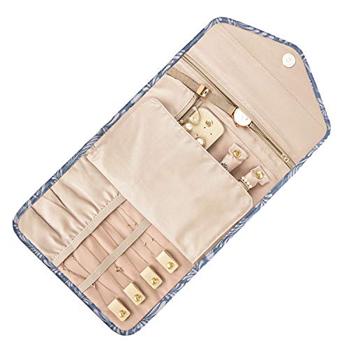 Travel Jewelry Organizer Roll Foldable Jewelry Case