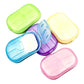 500 Sheets Disposable Soap Paper 5 Boxes Hand Cleaner Fragrance Mini Color Soap Paper for school Indoor