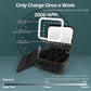 Travel Makeup Bag Cosmetic Bag Makeup Organizer Bag with Lighted Mirror