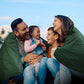 Large Waterproof Outdoor Blanket Thick Fleece 80" x 58"