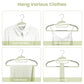 Heavy Duty Plastic Hangers 50 Pack with Non (52 Count)