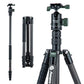 73" 185cm Carbon Fiber Travel Tripod for Camera