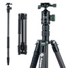 73" 185cm Carbon Fiber Travel Tripod for Camera