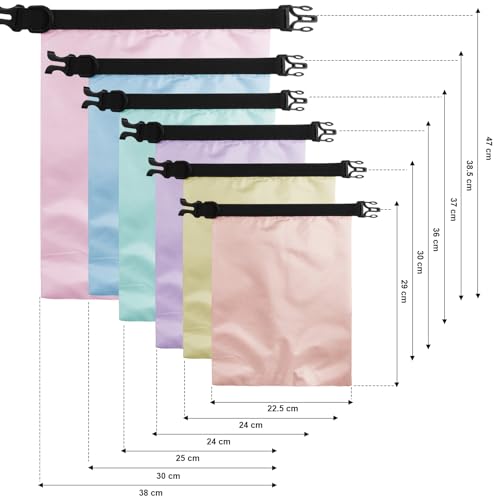 6 Pcs 6 12 Pcs Waterproof Dry Bags (6 Count)