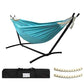 Double Hammock with Stand Included 450lb Capacity Steel Stand