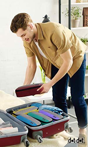 Slim Packing Cubes for Travel 5pc Set (5 Count)