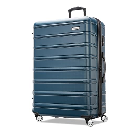 Omni 2 28 Inch Large Checked Hardside Luggage with 360° Spinner Wheels