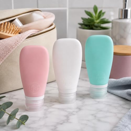 Travel Bottles for Toiletries (3 Count)