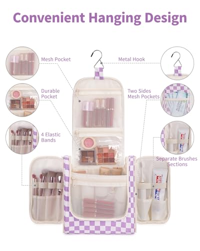 Large Hanging Travel Toiletry Bag for Women