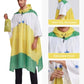 Adult Rain Poncho Waterproof Hooded Raincoat Lightweight Packable
