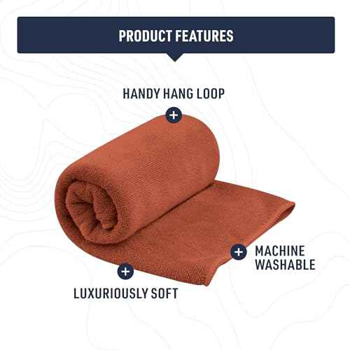 Tek Towel Plush Camping and Travel Towel (9 Count)