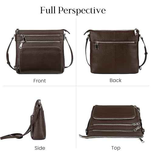 Genuine Leather Crossbody Bags for Women Anti