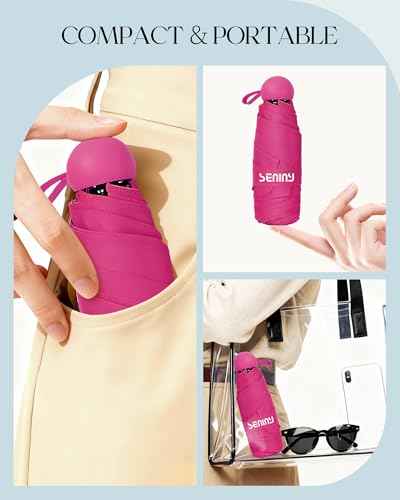 Mini Travel Umbrella with Case
