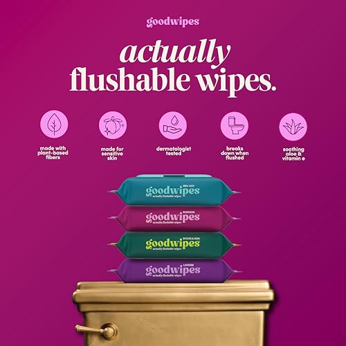 Flushable Wipes (153 Count)