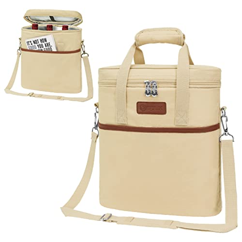 3 Bottle Insulated Leakproof Wine Cooler Bag