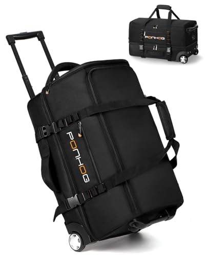 21 Inch Rolling Duffle Bag with Wheels for Men