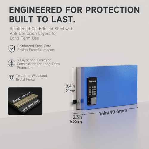 24 Key Lock Box Smart Key Organier Cabinet with Keypad & App for Office