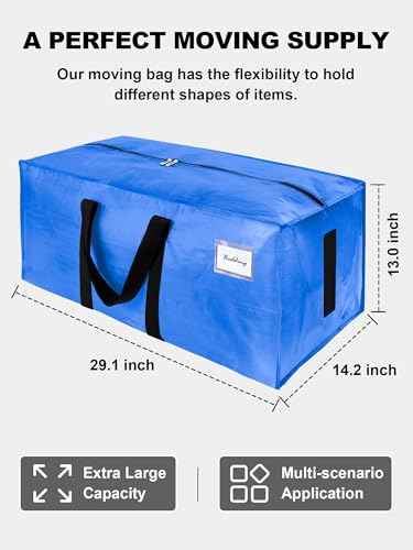 Supports 200lbs Heavy Duty Moving Bags (8 Count)