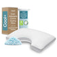 Cool+ Cut Out Adjustable Pillow King with Cooling Gel & Shoulder Cut