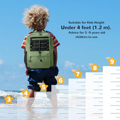 10L Casual Backpack for Kids Girls Boys Ages 3