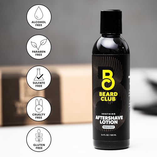 Beard Club Straight Razor for Men & Aftershave for Men (2 Count)
