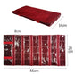 Travel Jewelry Roll Bag Portable Organizer Pouch With Grids&PVC Cover Storage Bags for Necklace