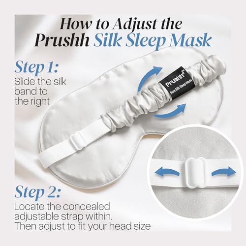 Adjustable Silk Sleep Mask Eye Covers