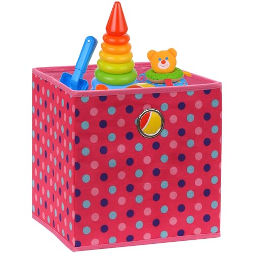10 Inch Foldable Cube Storage Bins with Handles (24 Count)