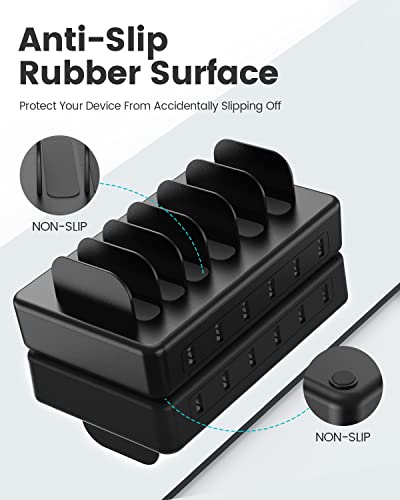 50W 6 Ports Multi Charger Station