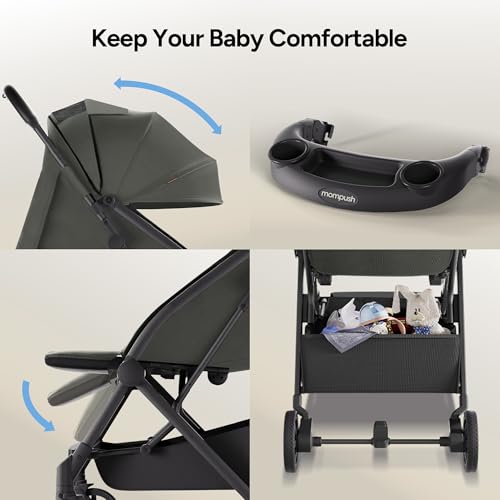 Lithe V2 Lightweight Travel Stroller with Organizer Included
