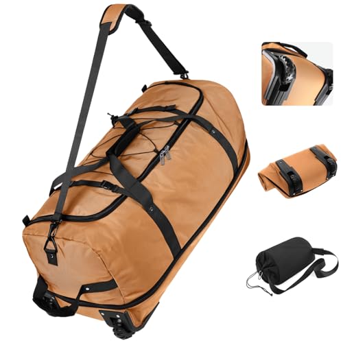 Wheeled Collapsible Duffel Bag 110L