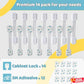 14 Pack Baby Proof Cabinet Latches (14 Count)
