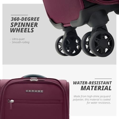 Underseat Carry On Luggage with Wheels