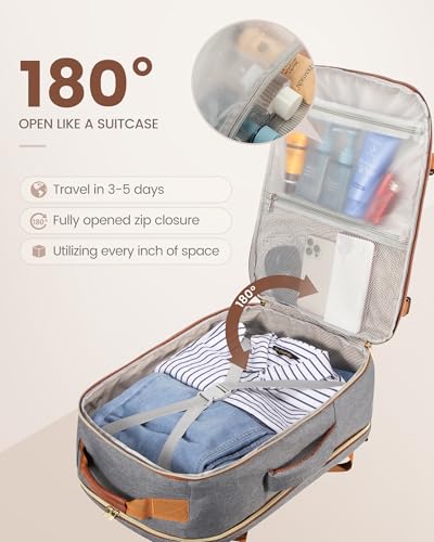 50L Travel Backpack Flight Approved Carry on Backpack