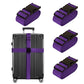 Luggage Straps for Suitcases TSA Approved Travel Belt by Chelmon (4 Count)