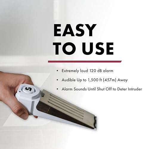 120 dB Wedge Door Stop Security Alarm