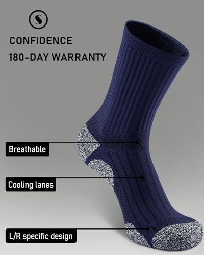Cushioned Compression Unisex Mid (4 Count)