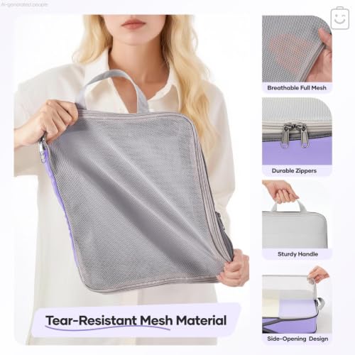 9 11 Set Compression Packing Cubes for Travel Essentials (9 Count)