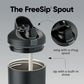FreeSip Tumbler Stainless Steel Water Bottle 40 oz Sugar High
