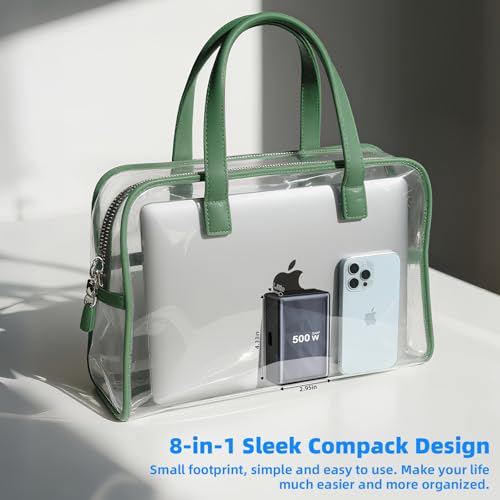 500W Fast Charging 8 Port USB C Charger Block with Nylon Fast Charging Cable