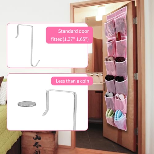 Over the Door 12 Pocket Hanging Shoe Organizer