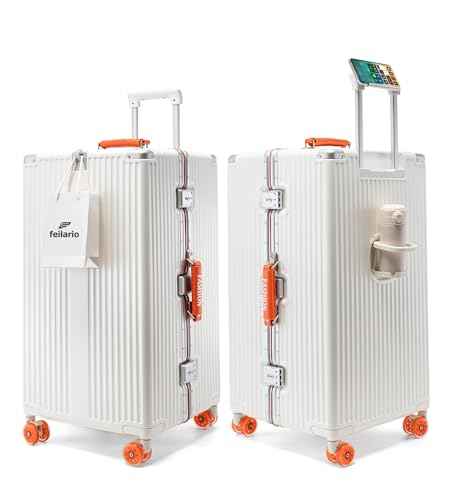 Super Large Aluminum Frame Checked Luggage