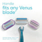 Smooth Women's Razor Handle + 6 Refills with Soft