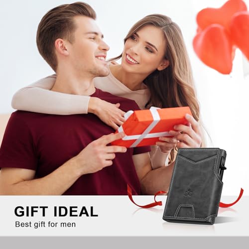 Wallet for Men Wallet with Slim Pop Up Card Holder 9 (13 Count)