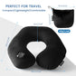 Inflatable Travel Neck & Shoulder Pillow for Airplanes & Long Trips